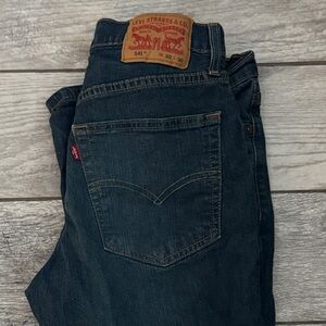 Levi's Men's Dark Blue Relaxed Jeans